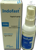 اندوفاست 1% بخاخ موضعي 50 مل