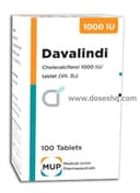 Davalindi 1000 i.u. 100 tabs