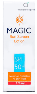 Magic sun screen lotion spf+50 120 gm