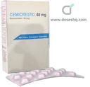 Cemicresto 40 mg 28 f.c. tabs
