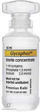 Glycophos 1 mmol/ml 10 vial 20 ml