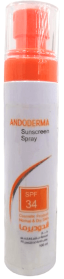 Andoderma sunscreen spf 34 spray 100 ml