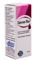 Epicrom plus eye susp. drop 5 ml