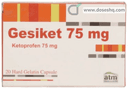 Gesiket 75 mg 20 caps