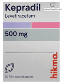 Kepradil xr 500mg 30 extended f.c. tabs