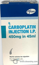 Carboplatin 450mg vial