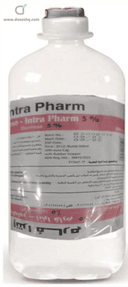 Glucose 5% (intra pharm) i.v. inf. 500 ml (euro cap + rubber stopper)