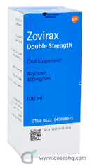 زوفيراكس دي اس 400مجم معلق 100 مل