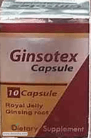 Ginsotex 10 capsules