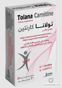 Tolana carnitine 20 tabs