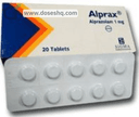 Alprax 1 mg 20 tabs