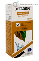 Betadine skin cleanser 7.5% 120 ml
