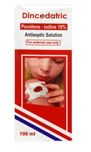 Dincedatric 10 % antiseptic sol. 100 ml