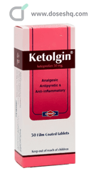 Ketolgin 25mg 20 enteric coated tab