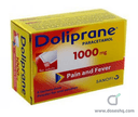 Doliprane 1gm 8 sachets