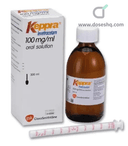Keppra 100mg/ml oral solution 300 ml