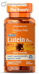Lutein 6 mg with zeaxanthin 100 softgels (illegal import)