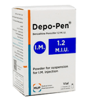 Depo-pen 1.2 miu vial