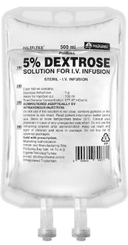 Dextrose  in 5% & 0.9 % sodium cloride (500ml) (rom) i.v.infusion