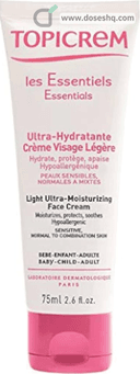 Topicrem ultra-moisturizing face cream light 75 ml