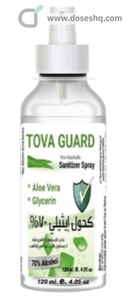 Tova guard 70% spray 120 ml