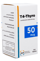 تي4-ثيرو 50مكجم 100 قرص