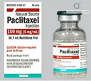 Paclitaxel 6 mg/ml 100mg vial