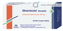 Ethambutol memphis 500 mg 20 f.c. tab