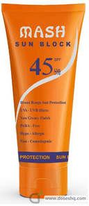 Mash sun block 45 spf lotion 125 ml