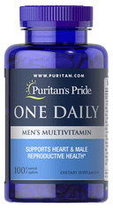 One daily mens multivitamin 100 caplets (illegal import)