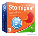 Stomigas 40/1680mg pd. for oral susp. 10 sachet