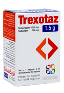 Trexotaz 1.5 gm i.m. / i.v. vial