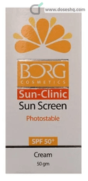 Sun-clinic spf 60 cream 50 gm