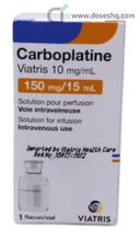Carboplatin 150 mg vial
