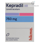 Kepradil xr 750mg 30 extended f.c. tabs