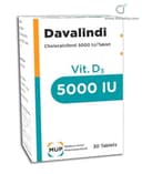 Davalindi 5000 i.u. 30 tabs