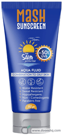 Mash sunscreen aquafluid 60 gm