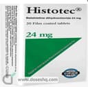 Histotec 24 mg 20 f.c.tabs