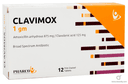 Clavimox 1 gm 12 f.c.tabs