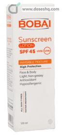 Bobai sun screen lotion spf 45 - 120 ml