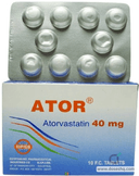 Ator 40mg 10 f.c. tab