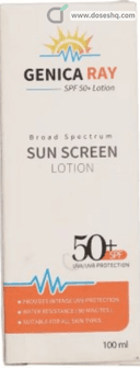 Genica ray sun screen spf 50+ lotion 100 ml