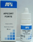 Apicorte forte 1% eye drops