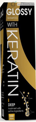 Glossy hair shampoo 250 ml