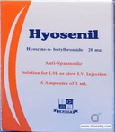 Hyosenil 20mg/ml 6 amp