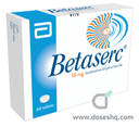 Betaserc 16mg 60 tab
