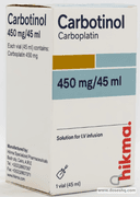 Carbotinol 450mg/45ml i.v. inf. vial