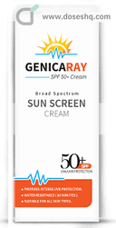 Genica ray sun screen spf 50+ cream 100 gm