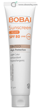 Bobai sunscreen tinted cream spf 80 - 60 gm