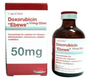 Doxorubicin ebewe 50 mg vial